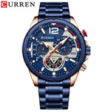 Men's Watch Calendar Men's Watch Six-pin Steel Band Watch Quartz Watch Sports Men's Watch - EverythingWhatYouWant