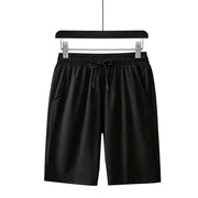 Summer men's casual shorts ice silk mesh loose shorts breathable quick-drying air-conditioning pants sports running shorts men - EverythingWhatYouWant