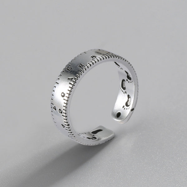 Digital Ruler Creative Fashion Personality Index Finger Ring - EverythingWhatYouWant