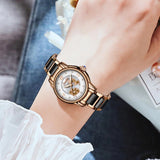 Lige High Quality Ceramic Watch Ladies Watch Exquisite Waterproof Watch - EverythingWhatYouWant