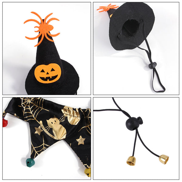 Halloween Hat Scarf Set - EverythingWhatYouWant