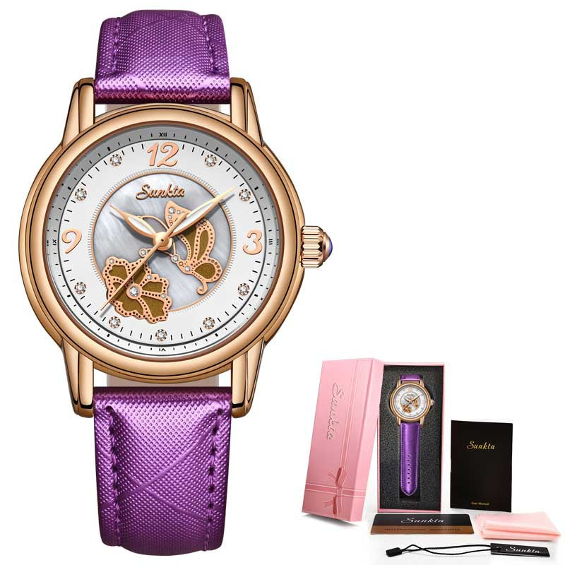 Lige High Quality Ceramic Watch Ladies Watch Exquisite Waterproof Watch - EverythingWhatYouWant