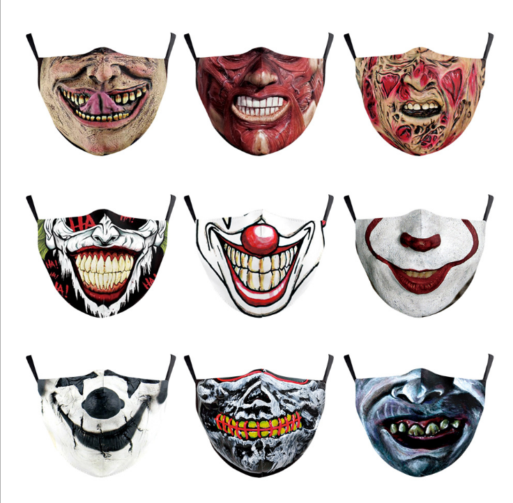 3D Halloween horror style mask - EverythingWhatYouWant