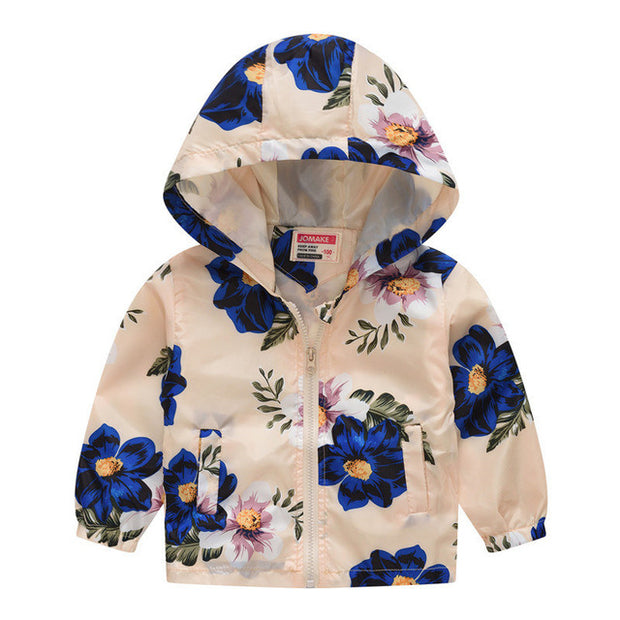 Children Hooded Windbreaker Toddler Baby Coat Infant Waterproof Hoodies For Girls - EverythingWhatYouWant