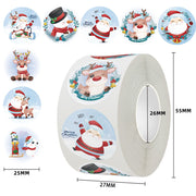 Cartoon Christmas themed gift labels, stickers, stickers, praise stickers, reward stickers, label stickers - EverythingWhatYouWant