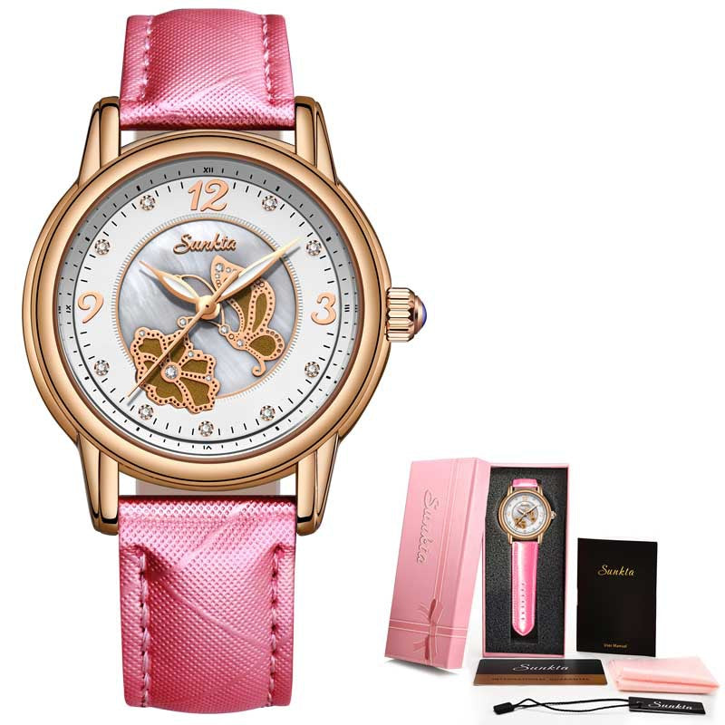 Lige High Quality Ceramic Watch Ladies Watch Exquisite Waterproof Watch - EverythingWhatYouWant