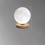 3D Moon Lamp Moon Lamp Desk Charging Lamp Bedroom Bedside Lamp Creative Ins Gift Atmosphere Night Lamp - EverythingWhatYouWant