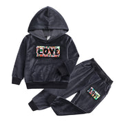 Boys Clothes Sets Toddler Girls Clothes Autumn Kids Clothing Sets Sport Suit Cotton Letter Boys Outfits Suits For Children - EverythingWhatYouWant