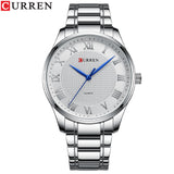 Men's Watch Business Steel Band Watch Fashion Casual Quartz Watch - EverythingWhatYouWant