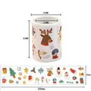 Cartoon Christmas themed gift labels, stickers, stickers, praise stickers, reward stickers, label stickers - EverythingWhatYouWant