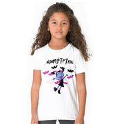 1-12 years old teens todder baby infant casual summer dress cartoon Vampirina T-Shirts+Net Veil Dress kids Vampire 2Pcs clothes - EverythingWhatYouWant