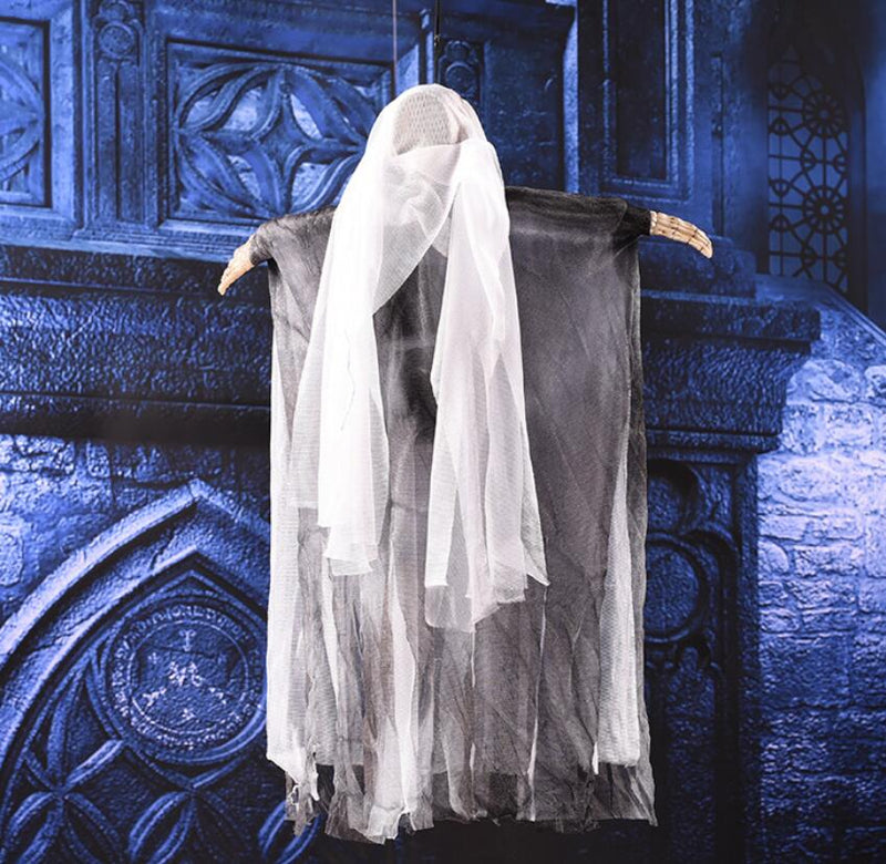 Halloween Hang Ghost Resin Electric Skull Bar Door Welcome Halloween - EverythingWhatYouWant