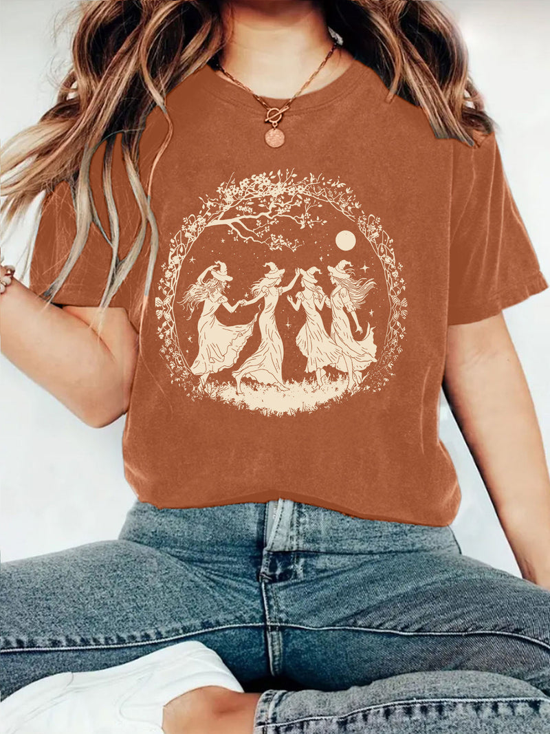 Short sleeved Halloween print - EverythingWhatYouWant