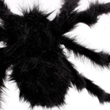 Halloween Horrible Big Black Furry Fake Spider  Halloween Decoration - EverythingWhatYouWant