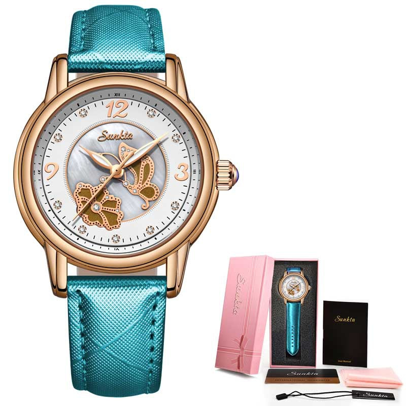 Lige High Quality Ceramic Watch Ladies Watch Exquisite Waterproof Watch - EverythingWhatYouWant