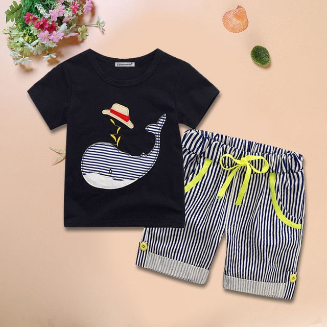 Toddler Boy Clothes Summer Children Clothing Boys Sets Costume For Kids Clothes Sets T-shirt+Jeans Sport Suits 2 3 4 5 6 7 Years - EverythingWhatYouWant