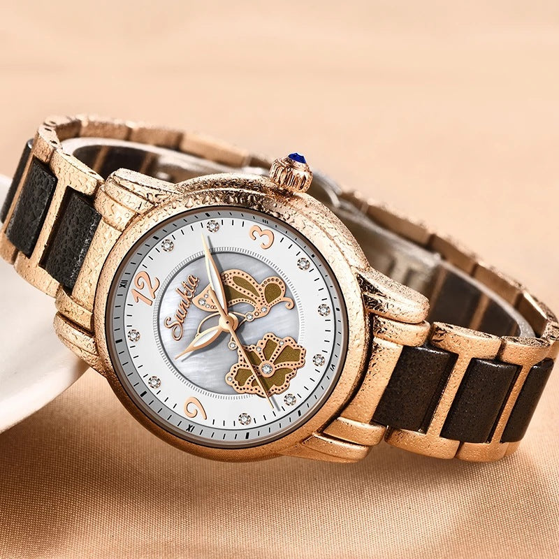 Lige High Quality Ceramic Watch Ladies Watch Exquisite Waterproof Watch - EverythingWhatYouWant