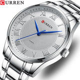 Men's Watch Business Steel Band Watch Fashion Casual Quartz Watch - EverythingWhatYouWant