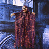 Halloween Hang Ghost Resin Electric Skull Bar Door Welcome Halloween - EverythingWhatYouWant