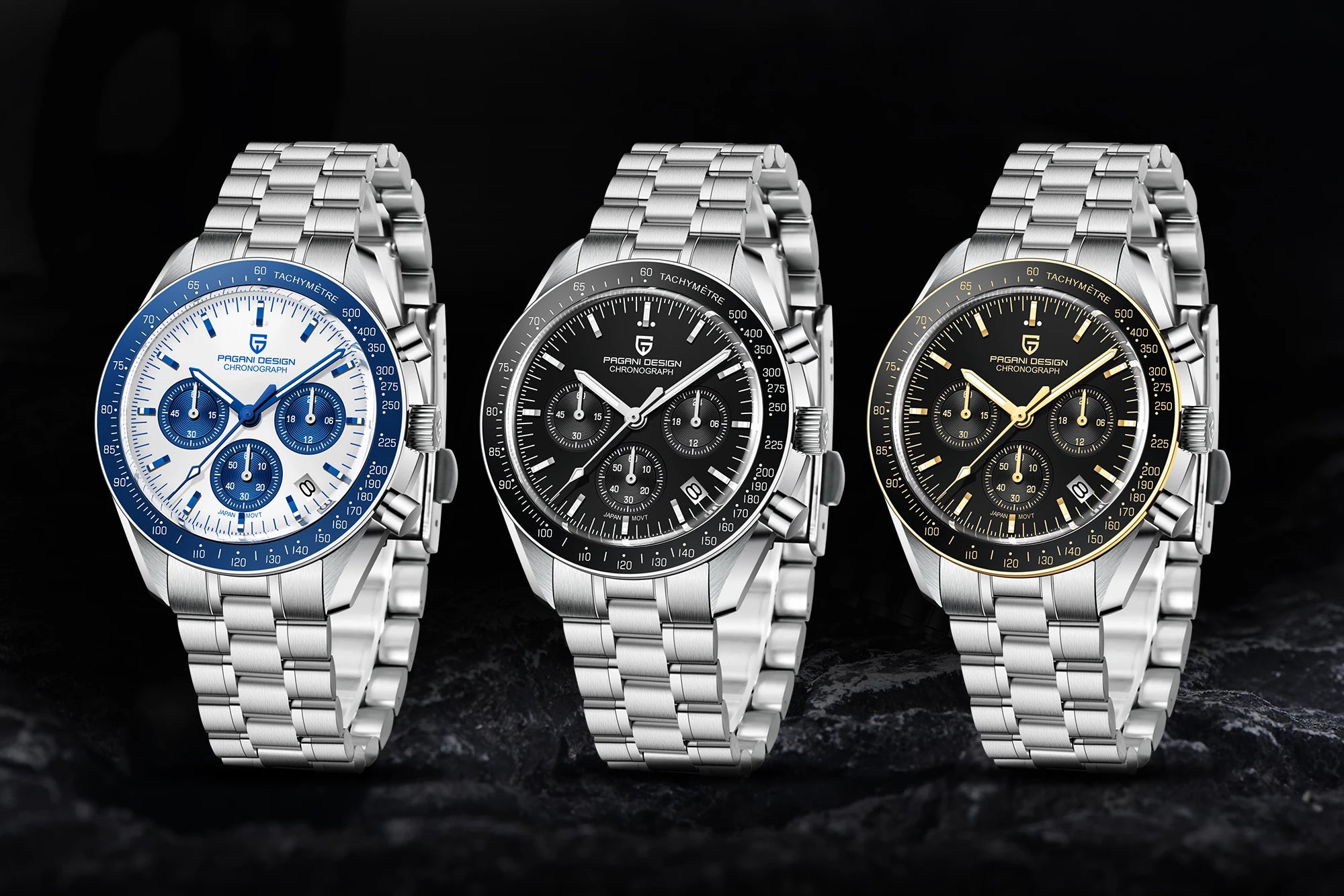 PAGANI DESIGN PD1701 Tribute to CK2998 Moon Watch Retro Quartz Watch For Men AR Sapphire crystal Sport Chronograph Man 2026 New - EverythingWhatYouWant