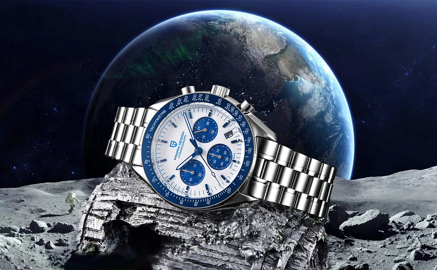 PAGANI DESIGN PD1701 Tribute to CK2998 Moon Watch Retro Quartz Watch For Men AR Sapphire crystal Sport Chronograph Man 2026 New - EverythingWhatYouWant