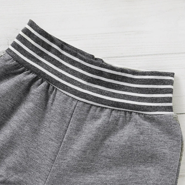Summer Baby Shorts Set For Girls Boys Newborn Clothes 2Pcs Bottom Vest+Striped Shorts Sleeveless Toddler Boy Clothing Suit D30 - EverythingWhatYouWant