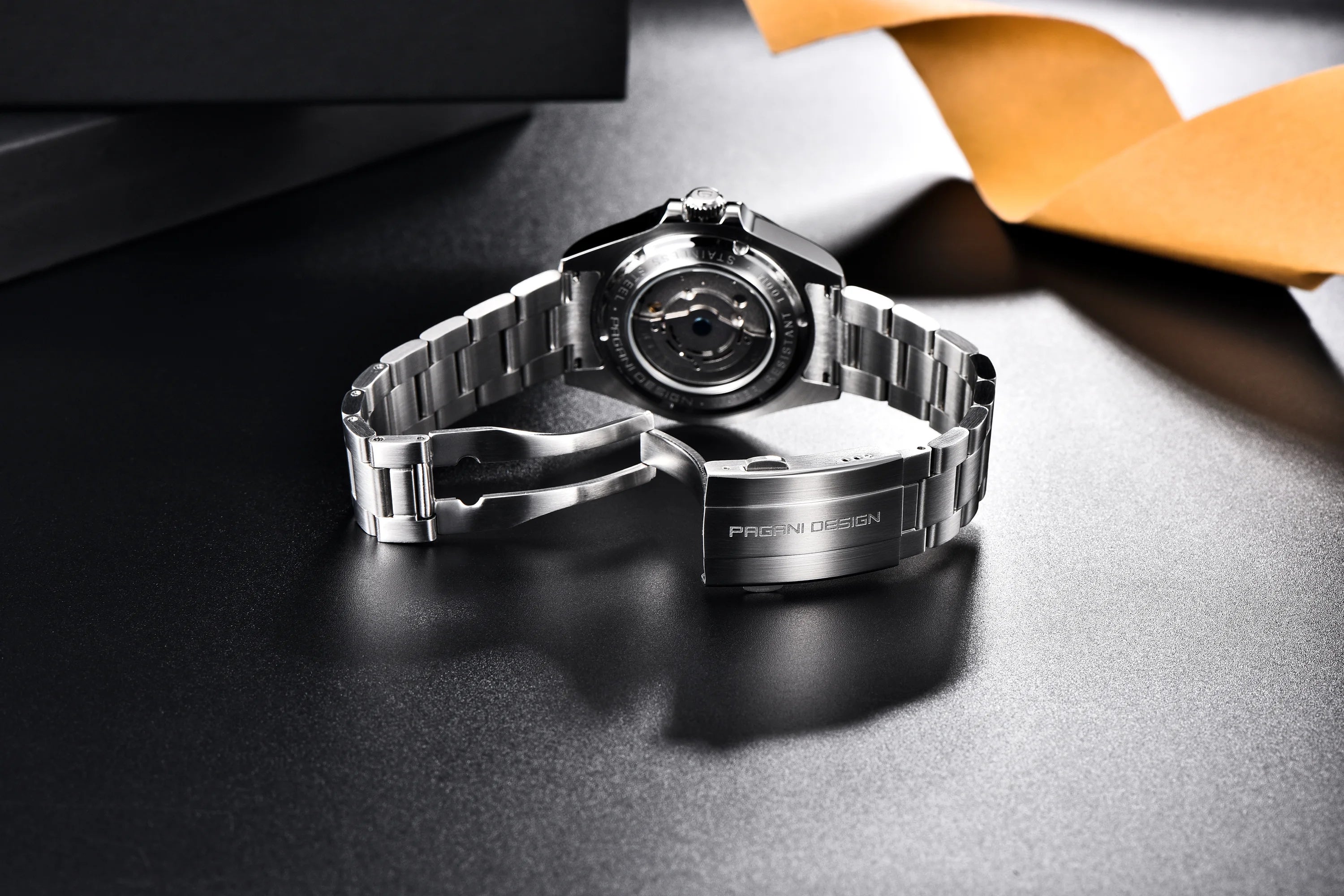 Pagani Design PD1682 Men’s GMT Watch 42mm Automatic Mechanical DG5833 Sapphire Crystal Stainless Steel Waterproof Black Vintage - EverythingWhatYouWant