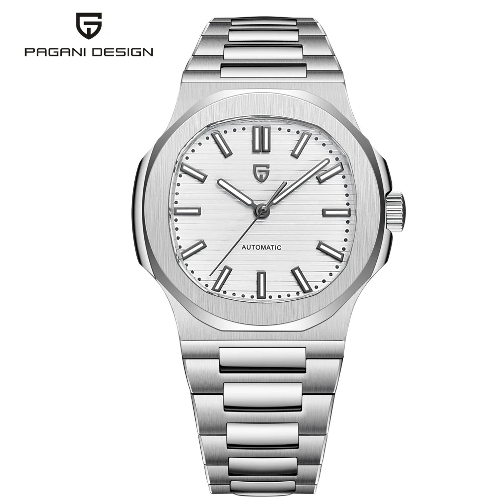PAGANI DESIGN Top Luxury Automatic Watch For Men Mechanical Watches Men Sports Waterproof Sapphire Stainless Steel Reloj Hombre - EverythingWhatYouWant