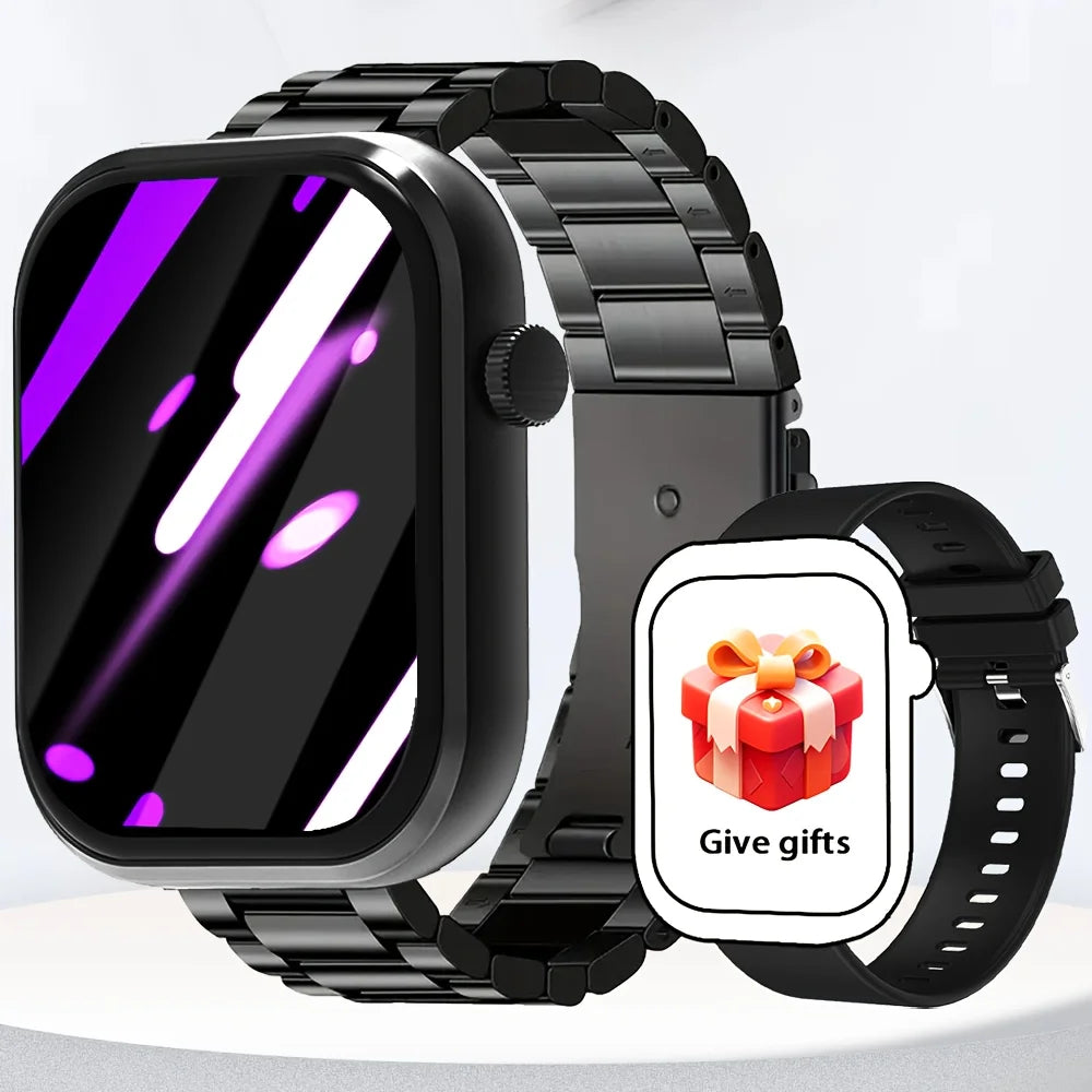 HOT Smartwatch full touch screen, answer and make calls, message reminders, custom watch face wallpaper and other functions - EverythingWhatYouWant
