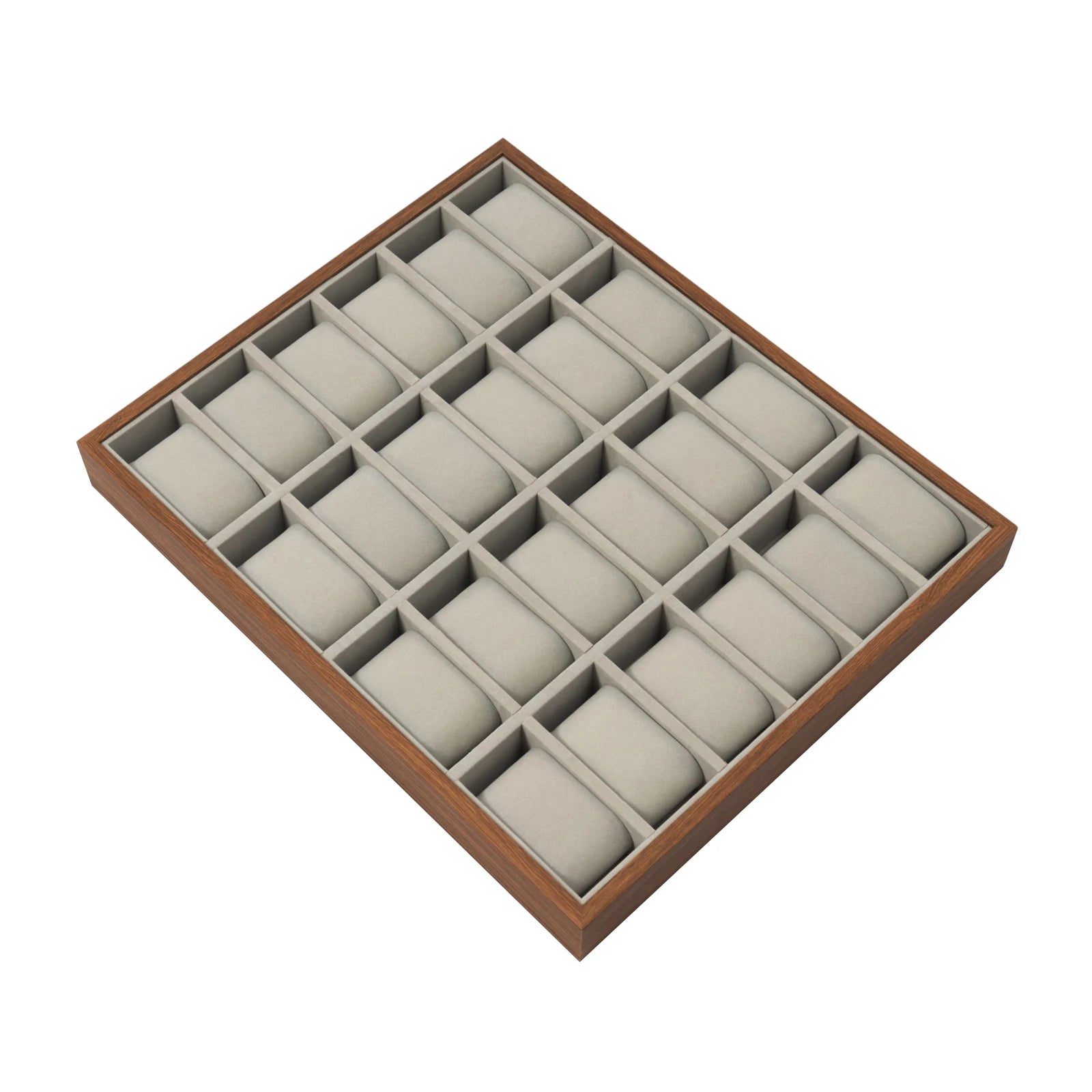 24 Slot Watch Box Watch Organizer Display Case Watch Collector Box with Removable Pillows for Watch Bracelet Cufflink - EverythingWhatYouWant