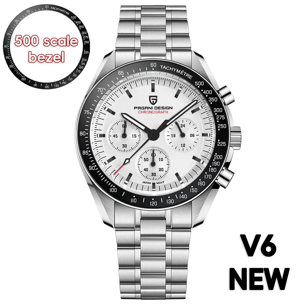 PAGANI DESIGN PD1701 Tribute to CK2998 Moon Watch Retro Quartz Watch For Men AR Sapphire crystal Sport Chronograph Man 2026 New - EverythingWhatYouWant