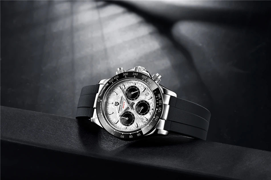 40mm New V2 PAGANI DESIGN Classic fashion Men Quartz Watches Sapphire Retro Chronograph Stainless Steel Waterproof Watch for Men - EverythingWhatYouWant