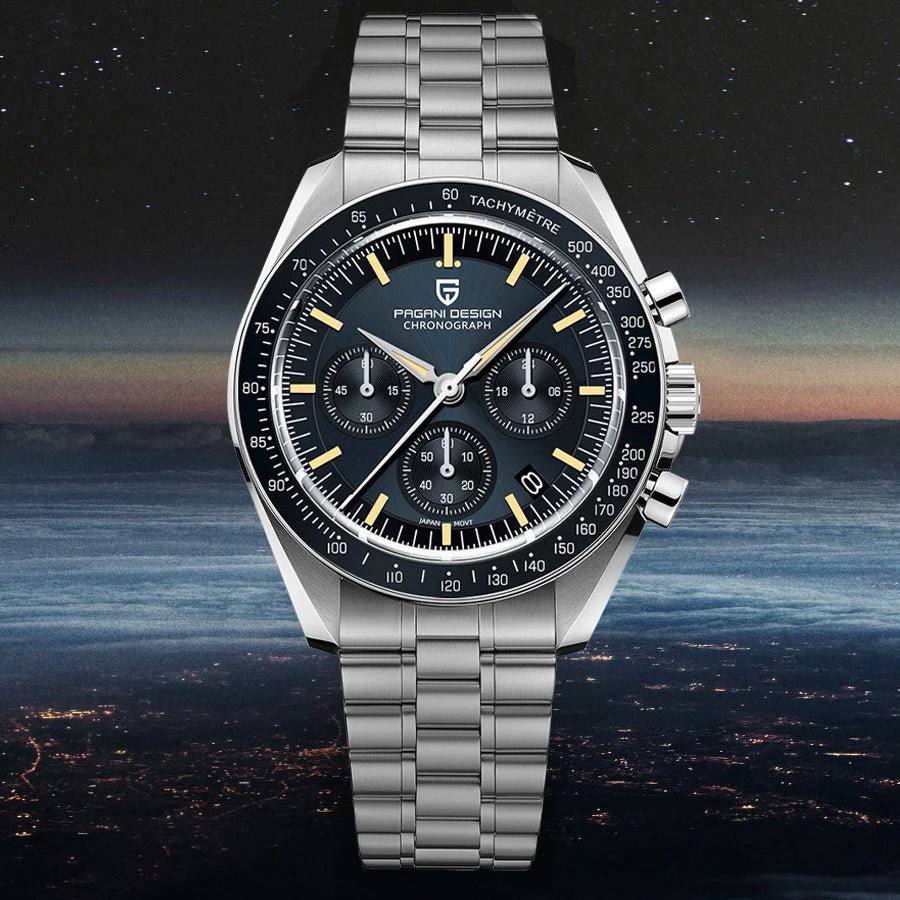 PAGANI DESIGN PD1701 Tribute to CK2998 Moon Watch Retro Quartz Watch For Men AR Sapphire crystal Sport Chronograph Man 2026 New - EverythingWhatYouWant