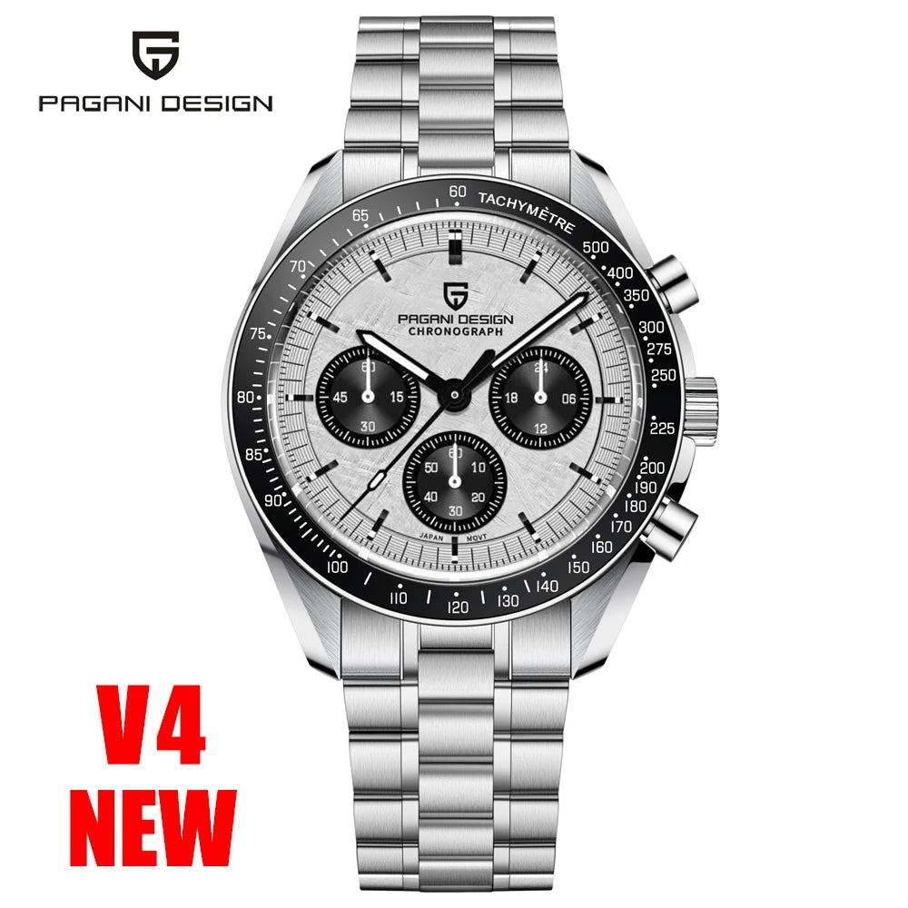 PAGANI DESIGN PD1701 Tribute to CK2998 Moon Watch Retro Quartz Watch For Men AR Sapphire crystal Sport Chronograph Man 2026 New - EverythingWhatYouWant