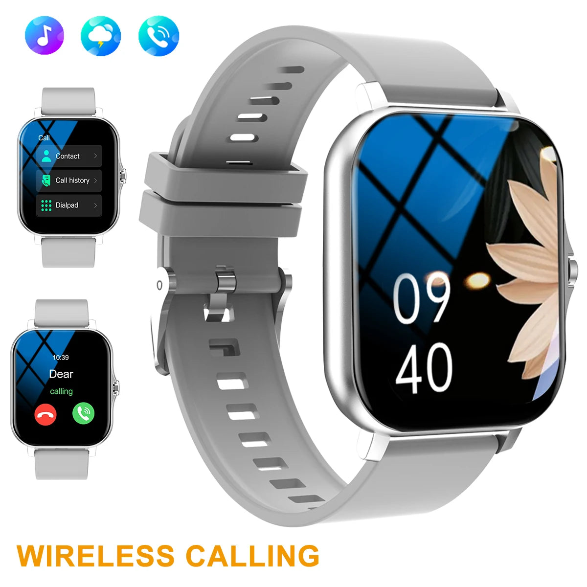 Hot Smart watch, multi-function sports smart watch, wireless call/wireless music, multiple APP message reminders - EverythingWhatYouWant