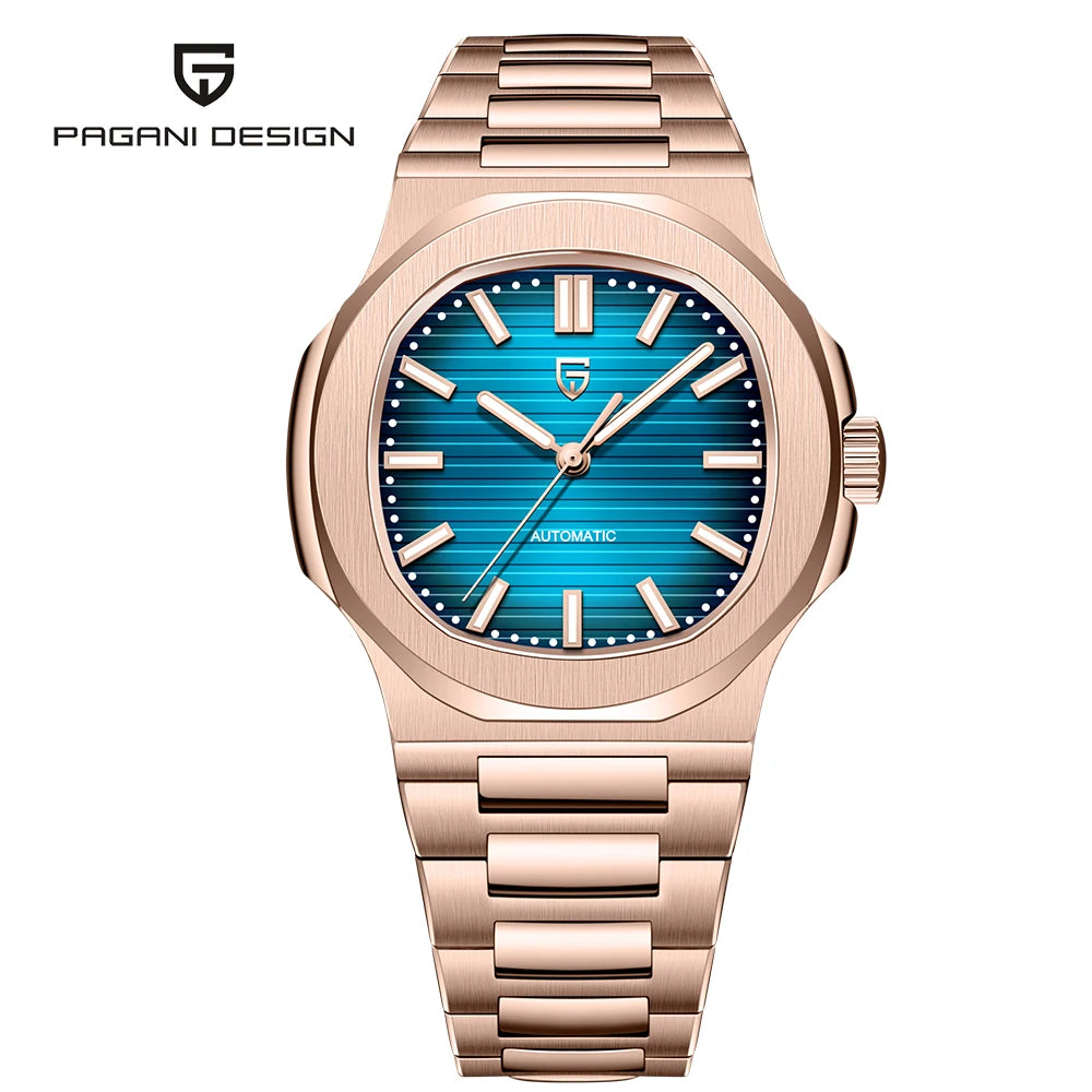 PAGANI DESIGN Top Luxury Automatic Watch For Men Mechanical Watches Men Sports Waterproof Sapphire Stainless Steel Reloj Hombre - EverythingWhatYouWant