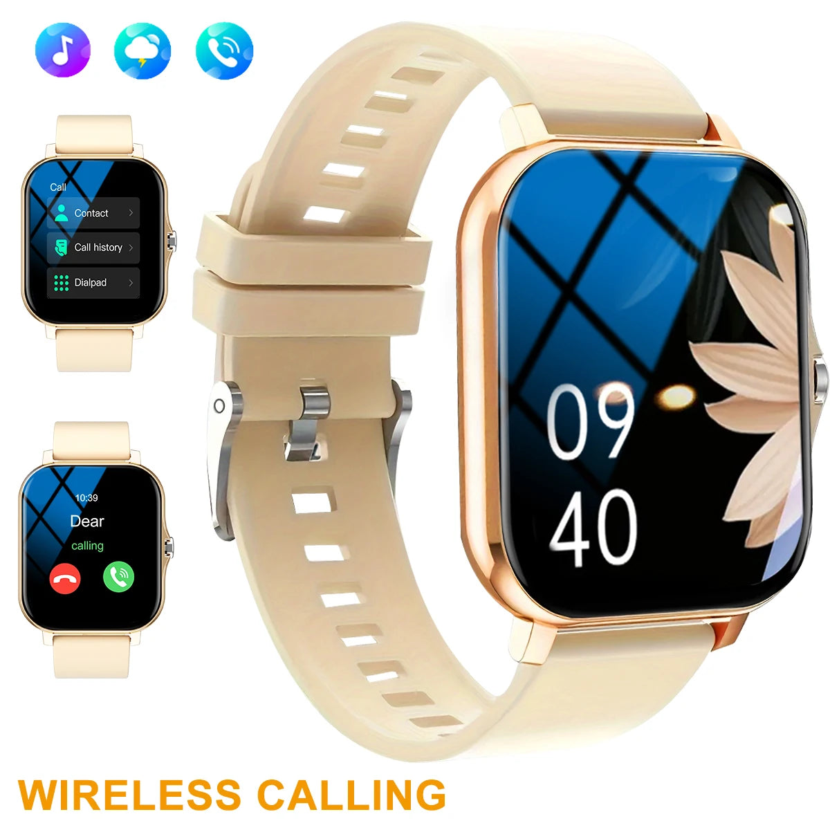 Hot Smart watch, multi-function sports smart watch, wireless call/wireless music, multiple APP message reminders - EverythingWhatYouWant