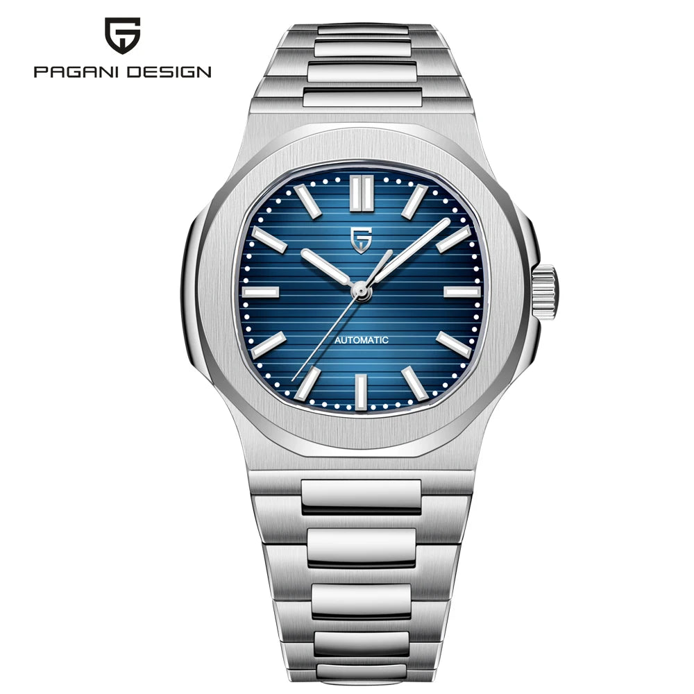 PAGANI DESIGN Top Luxury Automatic Watch For Men Mechanical Watches Men Sports Waterproof Sapphire Stainless Steel Reloj Hombre - EverythingWhatYouWant