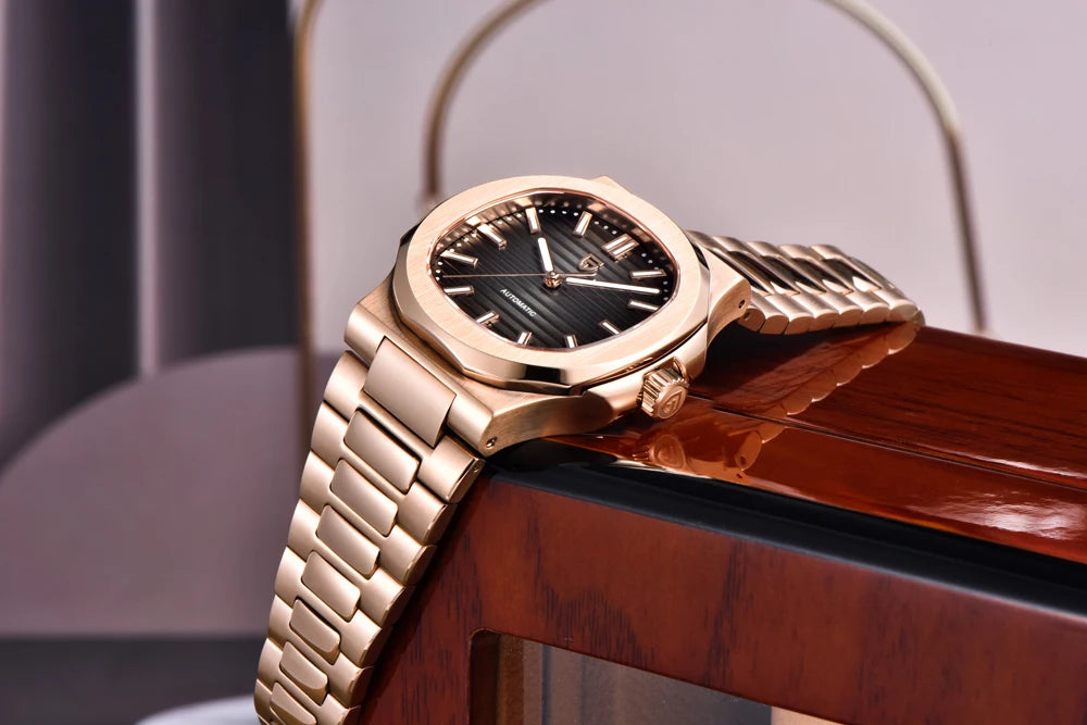 PAGANI DESIGN Top Luxury Automatic Watch For Men Mechanical Watches Men Sports Waterproof Sapphire Stainless Steel Reloj Hombre - EverythingWhatYouWant