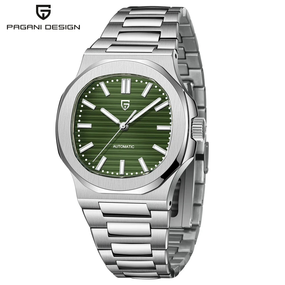 PAGANI DESIGN Top Luxury Automatic Watch For Men Mechanical Watches Men Sports Waterproof Sapphire Stainless Steel Reloj Hombre - EverythingWhatYouWant
