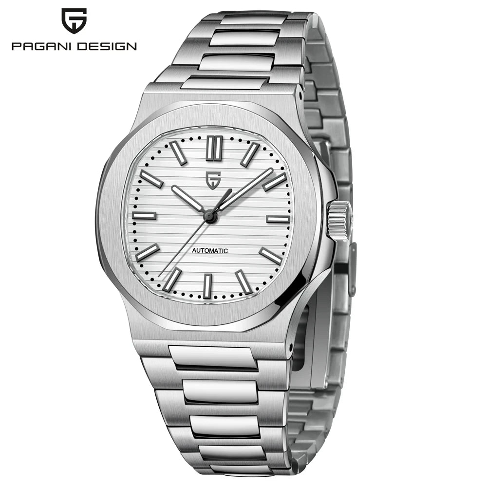 PAGANI DESIGN Top Luxury Automatic Watch For Men Mechanical Watches Men Sports Waterproof Sapphire Stainless Steel Reloj Hombre - EverythingWhatYouWant
