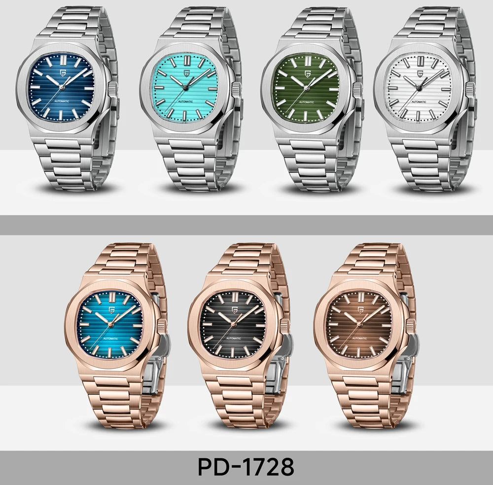 PAGANI DESIGN Top Luxury Automatic Watch For Men Mechanical Watches Men Sports Waterproof Sapphire Stainless Steel Reloj Hombre - EverythingWhatYouWant