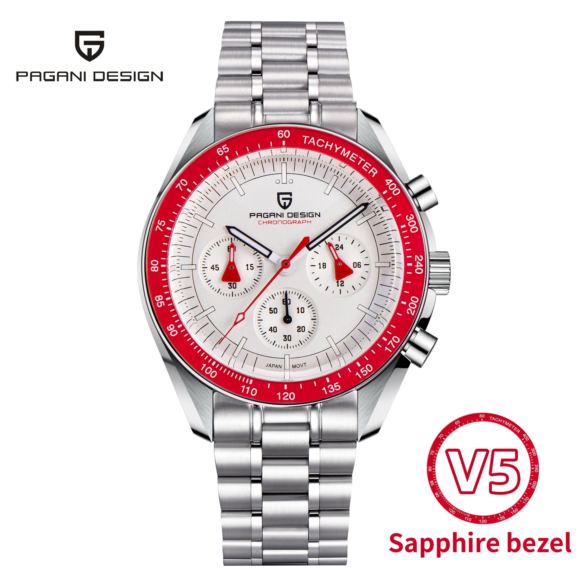 PAGANI DESIGN PD1701 Tribute to CK2998 Moon Watch Retro Quartz Watch For Men AR Sapphire crystal Sport Chronograph Man 2026 New - EverythingWhatYouWant