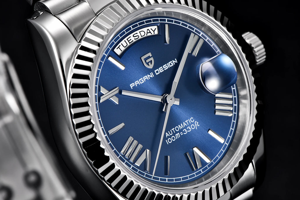 PAGANI DESIGN New Week Calendar Type Man watch ST16 Movt Waterproof Mechanical Watch 316L All Steel Luxury Luminous Men watch - EverythingWhatYouWant