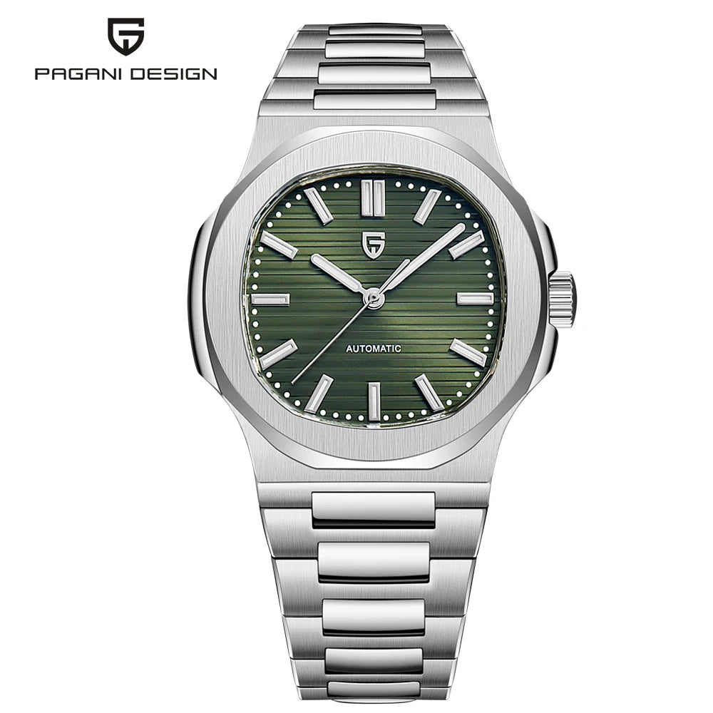PAGANI DESIGN Top Luxury Automatic Watch For Men Mechanical Watches Men Sports Waterproof Sapphire Stainless Steel Reloj Hombre - EverythingWhatYouWant