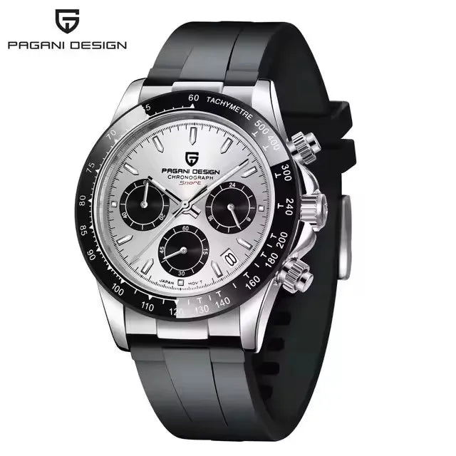 40mm New V2 PAGANI DESIGN Classic fashion Men Quartz Watches Sapphire Retro Chronograph Stainless Steel Waterproof Watch for Men - EverythingWhatYouWant