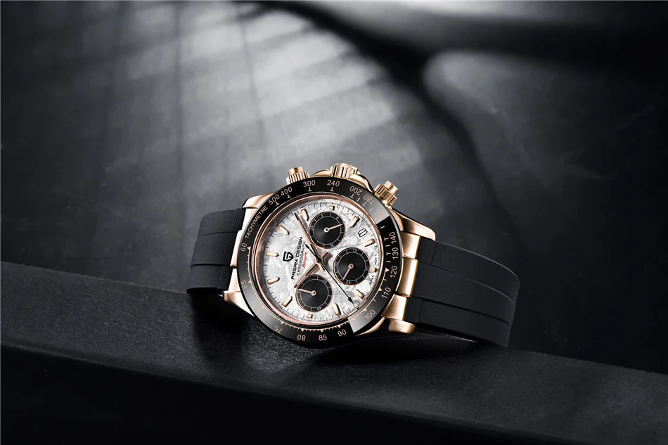 40mm New V2 PAGANI DESIGN Classic fashion Men Quartz Watches Sapphire Retro Chronograph Stainless Steel Waterproof Watch for Men - EverythingWhatYouWant