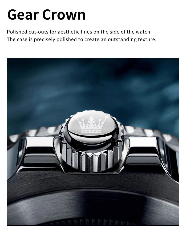 OLEVS 5885 Man Watch Original Brand Waterproof Quartz Watch Stainless Steel Strap Automatic Date Mens Gifts Watches For Man - EverythingWhatYouWant