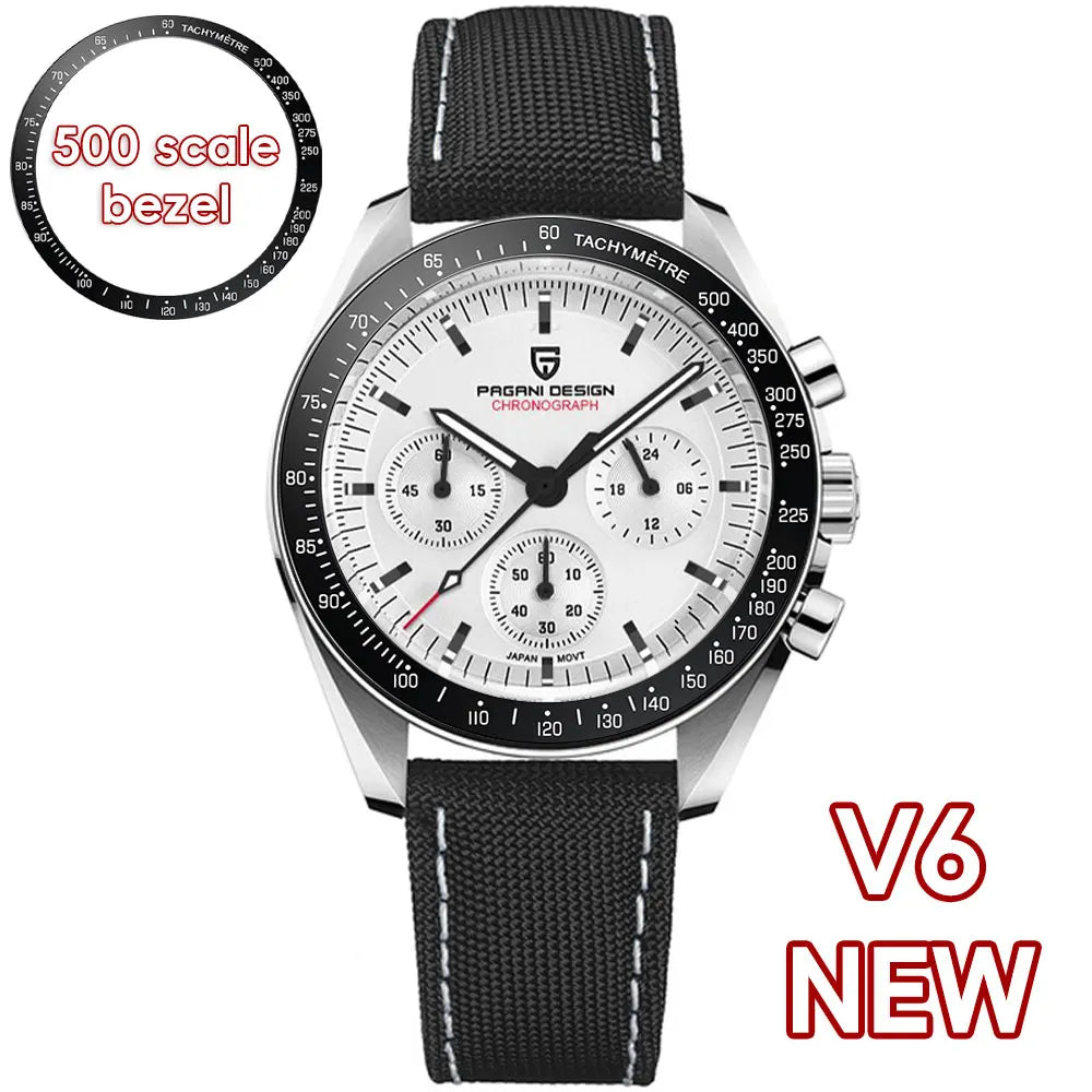 PAGANI DESIGN PD1701 Tribute to CK2998 Moon Watch Retro Quartz Watch For Men AR Sapphire crystal Sport Chronograph Man 2026 New - EverythingWhatYouWant