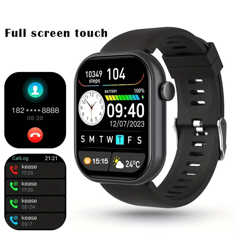 HOT Smartwatch full touch screen, answer and make calls, message reminders, custom watch face wallpaper and other functions - EverythingWhatYouWant